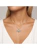 Nomad Verzilverde ketting met hanger - (L)40 cm