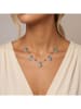 Nomad Verzilverde ketting met sierelementen - (L)40 cm