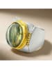 Nomad Versilb. Ring mit Edelstein