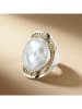 Nomad Versilb. Ring mit Edelstein