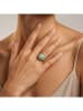 Nomad Vergold. Ring mit Edelstein