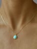 Nomad Vergulde ketting met hanger - (L)40 cm