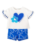 Agatha Ruiz de la Prada 2tlg. Outfit in Weiß/ Blau