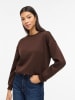 Vila Sweatshirt "Sandy" in Braun