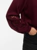 Vila Sweatshirt "Sandy" in Bordeaux