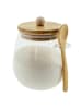 Clayre & Eef Vorratsglas in Transparent/ Hellbraun - 660 ml