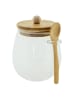 Clayre & Eef Vorratsglas in Transparent/ Hellbraun - 660 ml