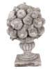 Clayre & Eef Decoratief object "Fruitschaal" lichtgrijs - (B)21 x (H)32 x (D)20 cm