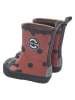 mikk-line Gummistiefel in Rot/ Schwarz