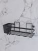 Violeta Home Koszyki prysznicowe (2 szt.) w kolorze czarnym - 27,5 x 8,5 x 8,5 cm