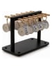 Violeta Home Geschirr-Organizer in Schwarz/ Hellbraun - (B)38 x (H)20 x (T)16 cm