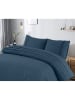 Dreamhouse Perkal beddengoedset ''Bali'' donkerblauw