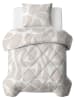 Sleeptime Mikrofaser-Bettset ''Kello'' in Creme/ Beige