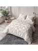 Sleeptime Mikrofaser-Bettset ''Kello'' in Creme/ Beige
