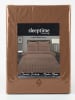 Sleeptime Microvezel bedset ''Border Pintuck'' lichtbruin