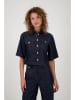 monari Spijkerblouse donkerblauw