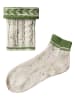 Stockerpoint Trachtensocken in Beige/ Grün