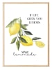 ABERTO DESIGN Gerahmter Kunstdruck - (B)30 x (H)40 cm