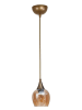 ABERTO DESIGN Lampa wisząca w kolorze złotym - wys. 80 x Ø 12 cm