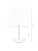 ABERTO DESIGN 2er-Set: Tischleuchten in Beige/ Gold - (H)37 x Ø 22 cm