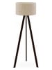 ABERTO DESIGN Lampa stojąca w kolorze beżowo-czarnym - wys. 140 cm