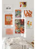 ABERTO DESIGN Druki artystyczne (8 szt.) w ramce