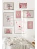 ABERTO DESIGN Druki artystyczne (8 szt.) w ramce