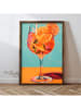 ABERTO DESIGN Gerahmter Kunstdruck - (B)35 x (H)47 cm