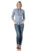 Mexx Bluse mit Alloverprint in weiß/ blau