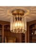 ABERTO DESIGN Deckenleuchte in Transparent/ Gold - (H)17 x Ø 13 cm