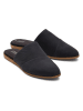 TOMS Leren slippers zwart