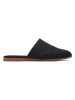 TOMS Leren slippers zwart