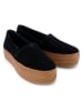 TOMS Skórzane espadryle w kolorze czarnym