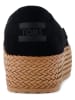 TOMS Skórzane espadryle w kolorze czarnym