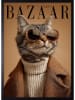 Ars Longa Druk artystyczny "Bazaar Camel" w ramce - 70 x 50 cm