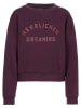 Herrlicher Sweatshirt "Christy" pruimkleurig