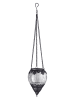 heine home Świecznik w kolorze czarnym - wys. 17 x Ø 11 cm