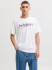 Jack & Jones 4er-Set: Shirts "Jjtom" in Schwarz/ Anthrazit/ Weiß/ Dunkelblau
