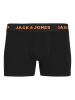 JACK & JONES Junior 7er-Set: Boxershorts in Schwarz