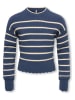 KIDS ONLY Pullover "Ibi" in Blau/ Creme