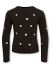KIDS ONLY Pullover "Hearts" in Braun