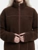 Pieces Fleece vest bruin