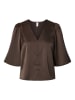 YAS Bluse in Braun