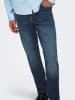 ONLY & SONS Spijkerbroek "Onsweft" - regular fit - donkerblauw