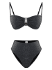 trendyol Bikini w kolorze antracytowym