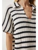 trendyol Kleid in Weiß/ Schwarz
