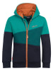 Trollkids Sweatvest "Alesund" donkerblauw/groen