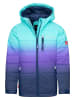 Trollkids Ski-/ Snowboardjacke "Hemsedal" in Türkis/ Dunkelblau
