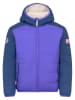 Trollkids Omkeerbare winterjas "Sandvika" beige/blauw