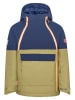 Trollkids Ski-/ Snowboardjacke "Eikedalen" in Khaki/ Dunkelblau